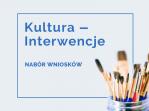 „Kultura – Interwencje 2021” – trwa nabór wniosków