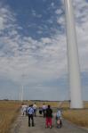 Z wizytą na farmie elektrowni wiatrowych