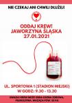 Podziel się darem życia. 27 stycznia zbiórka krwi na stadionie miejskim